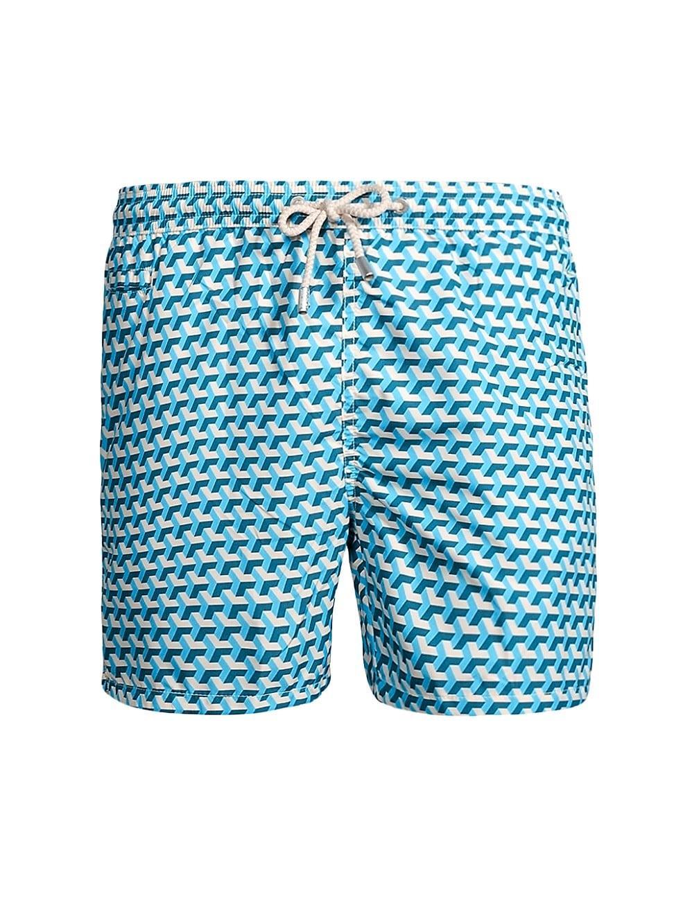 Mens Ultralight Printed 70s Swim Shorts Product Image