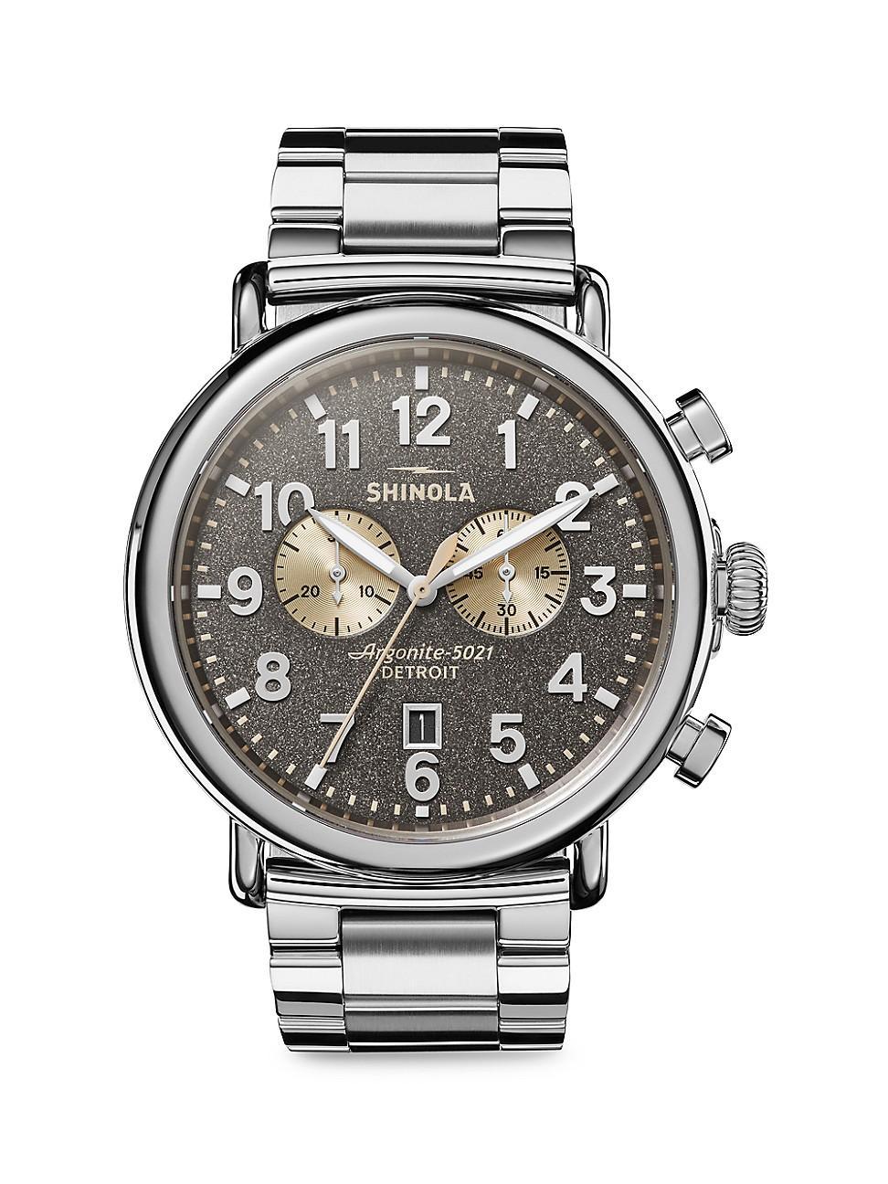 Men's 47mm Runwell Chronograph Bracelet Watch Product Image