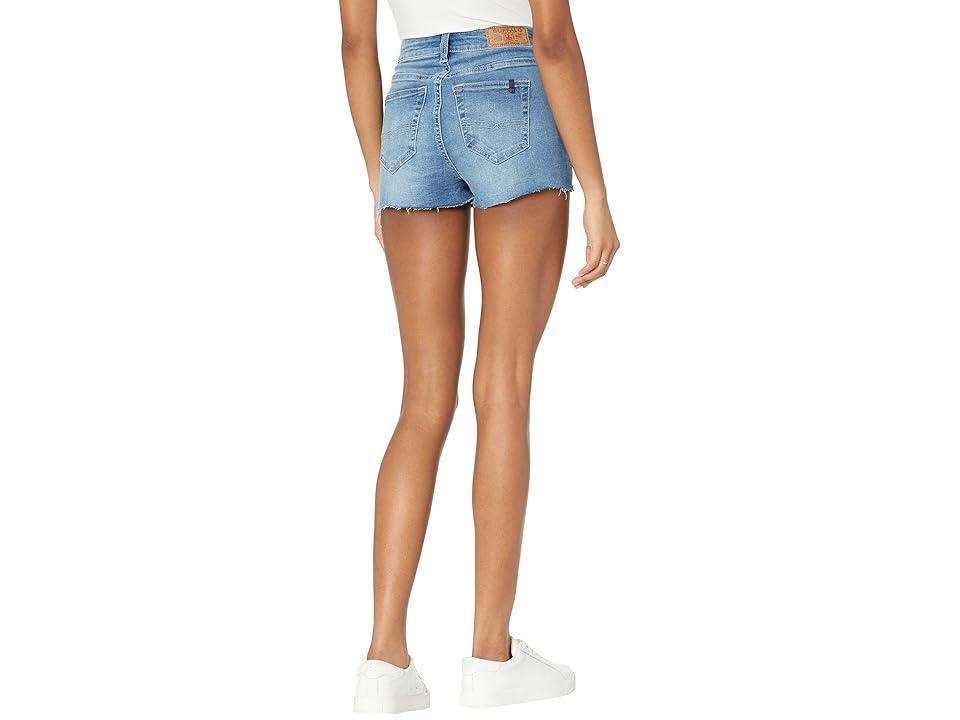 Buffalo David Bitton High-Rise Cutoffs Shorts/Joan in Indigo (Indigo) Women's Clothing Product Image