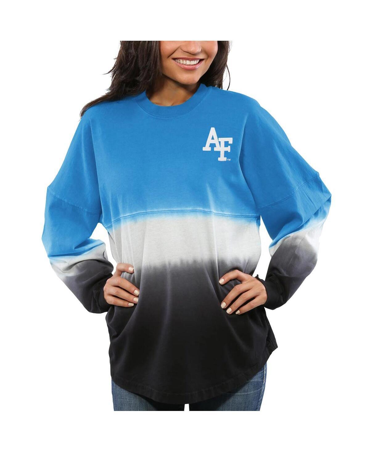 Womens Royal Air Force Falcons Ombre Long Sleeve Dip-Dyed Spirit Jersey Product Image