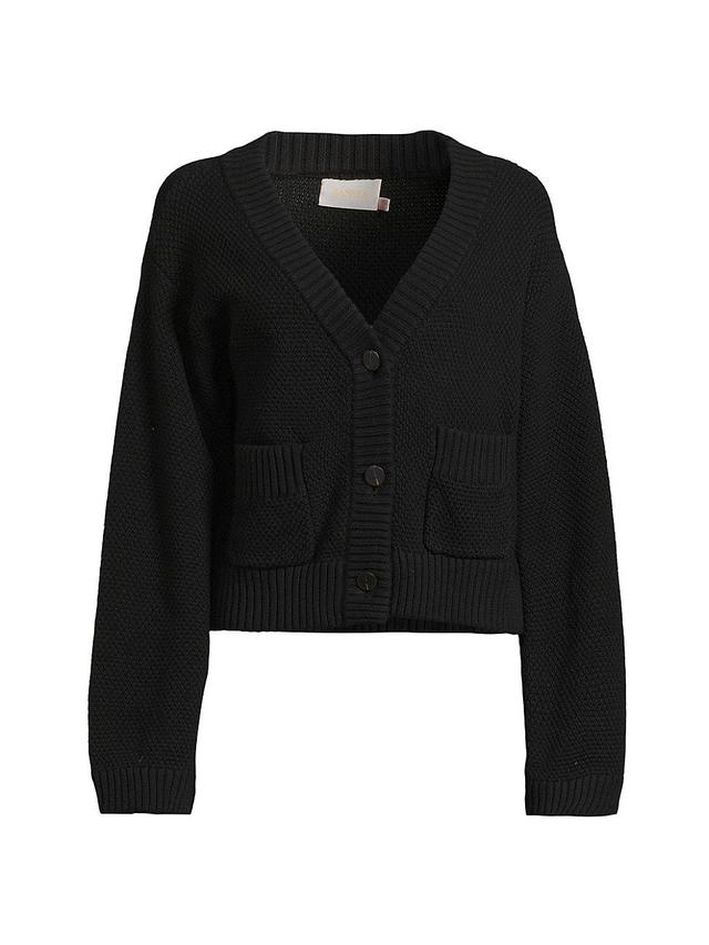 Womens Juniper Cotton-Wool Cardigan Product Image