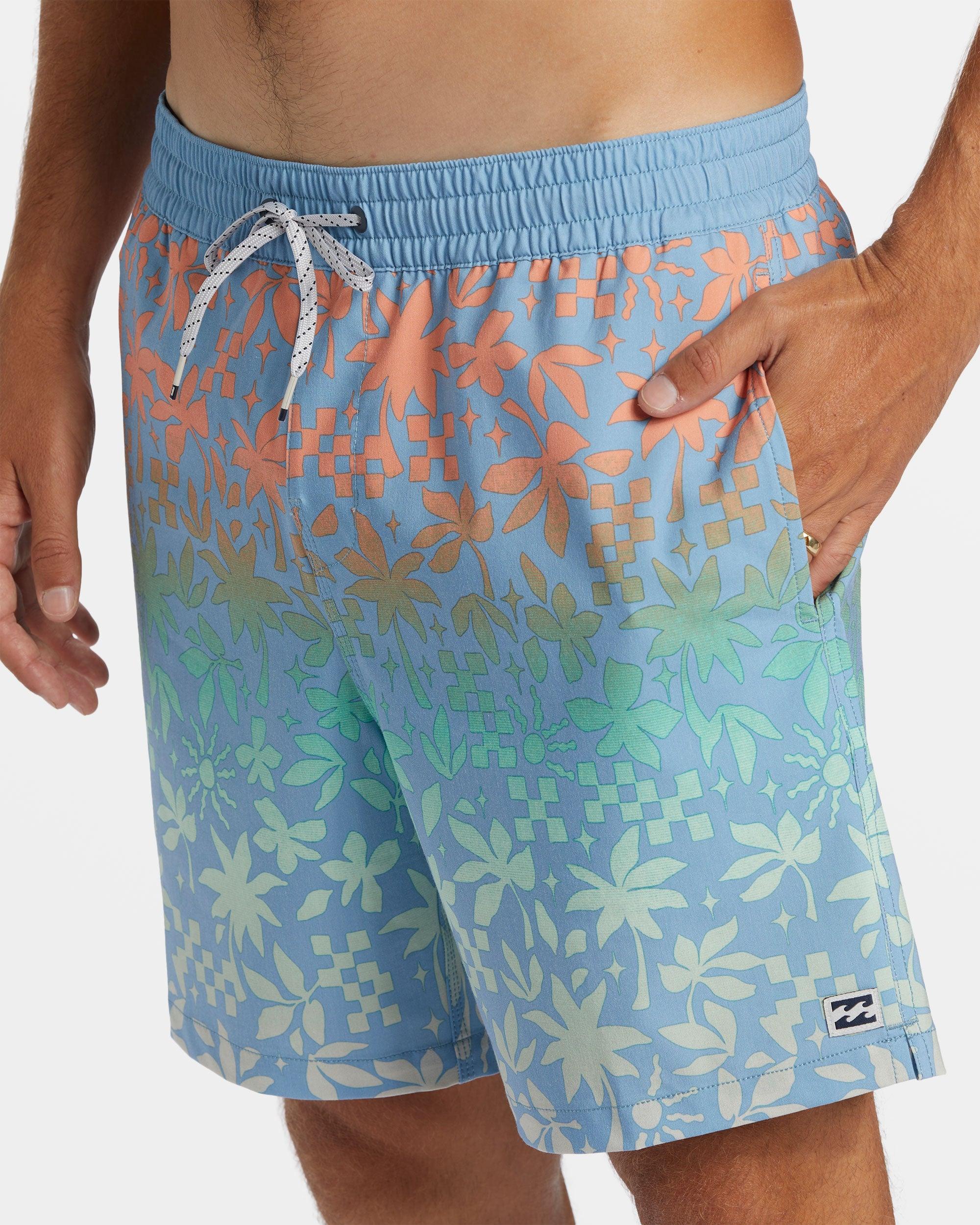 Good Times Layback 16" Swim Trunks - Coastal Blue Male Product Image