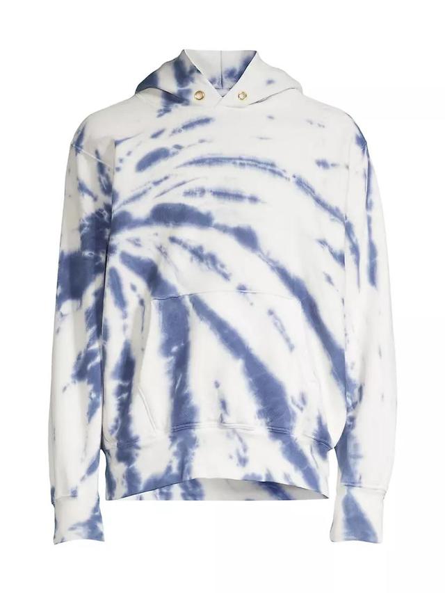 Tie-Dye Cropped Hoodie Product Image