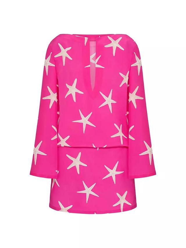 Starfish Crepe De Chine Short Dress Product Image