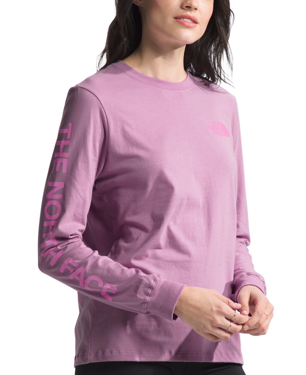 The North Face Womens Long-Sleeve Graphic T-shirt - Mineral Purple Product Image