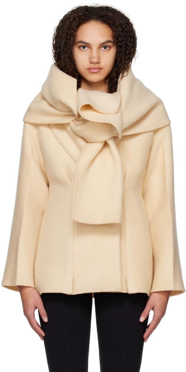 Azzedina Wool And Mohair Jacket In Cre Cream Product Image