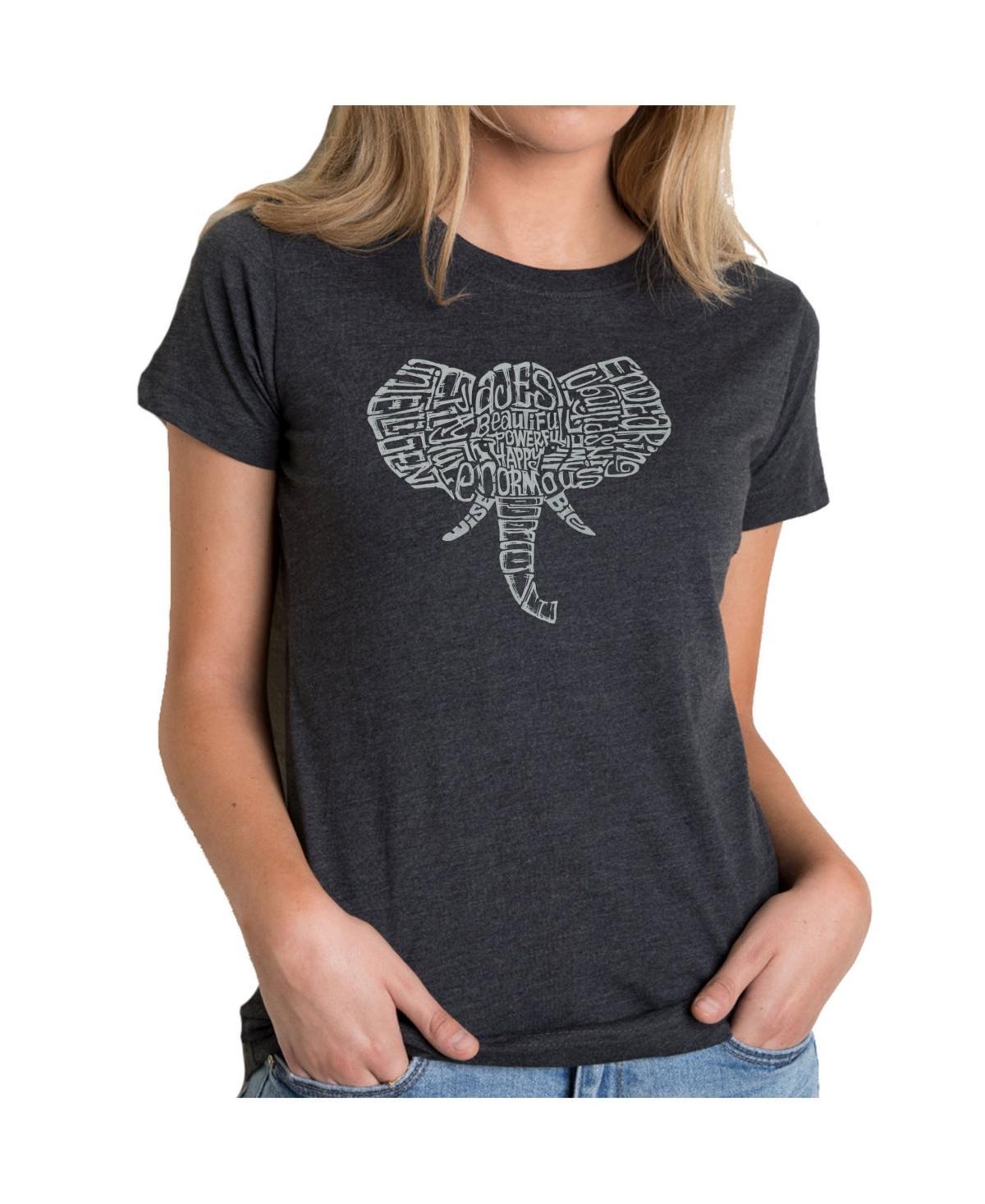 Womens Premium Word Art T-Shirt - Elephant Tusks Product Image