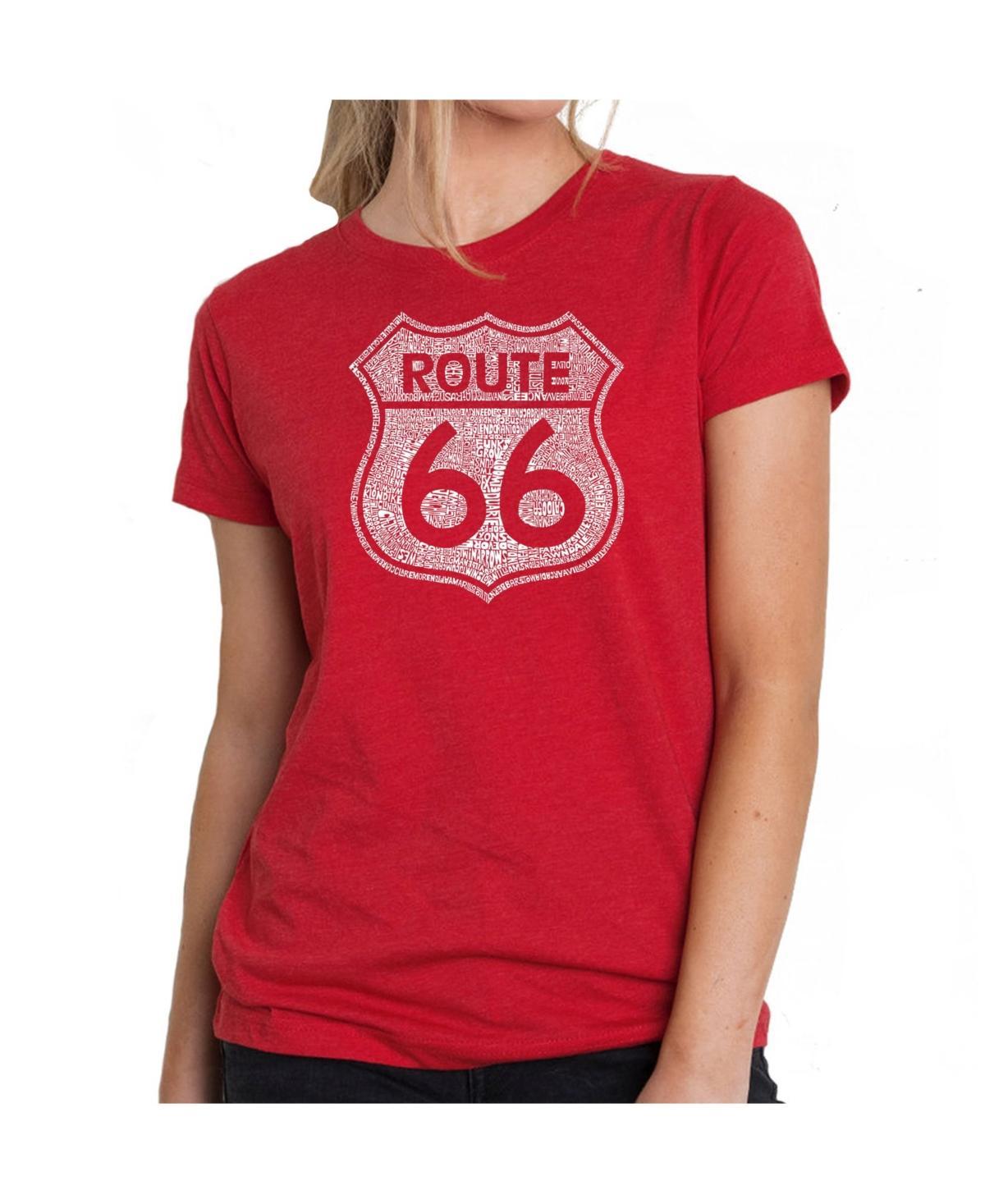 Womens Premium Word Art T-Shirt - Route 66 product image