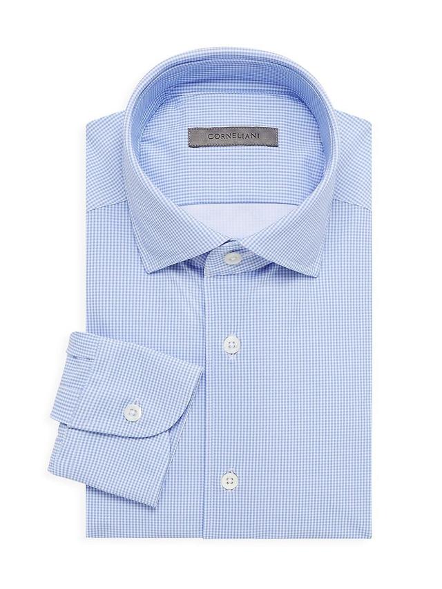 Mens Micro-Check Dress Shirt Product Image