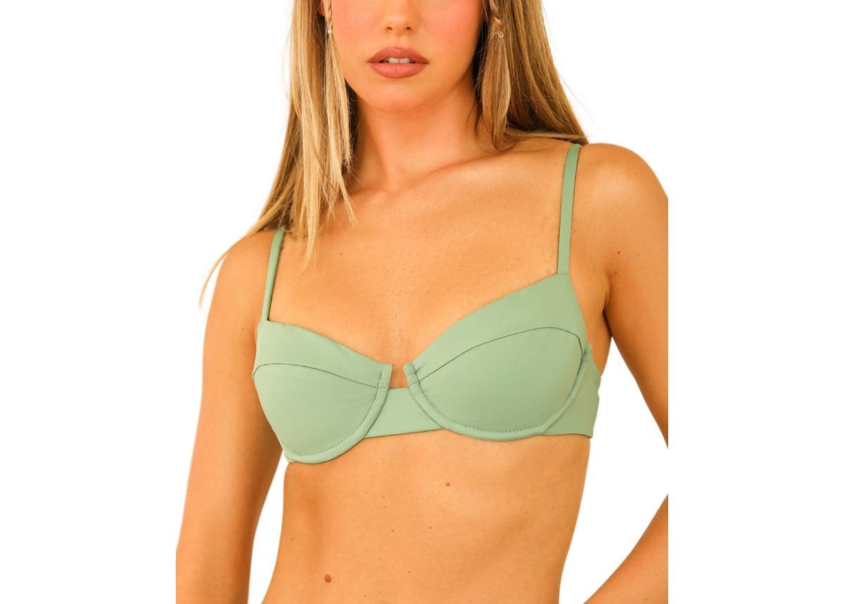 Dippin Daisys Womens Eco Gigi Underwire Bikini Top - Greenarge Product Image