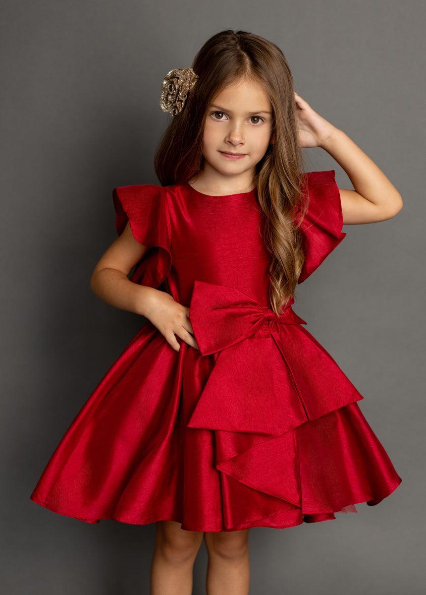 Camryn Dress in Scarlet Product Image