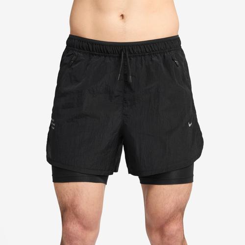 Nike Mens Dri-FIT RPL RD STRD 5 2N1 Shorts - Grey/Black Product Image