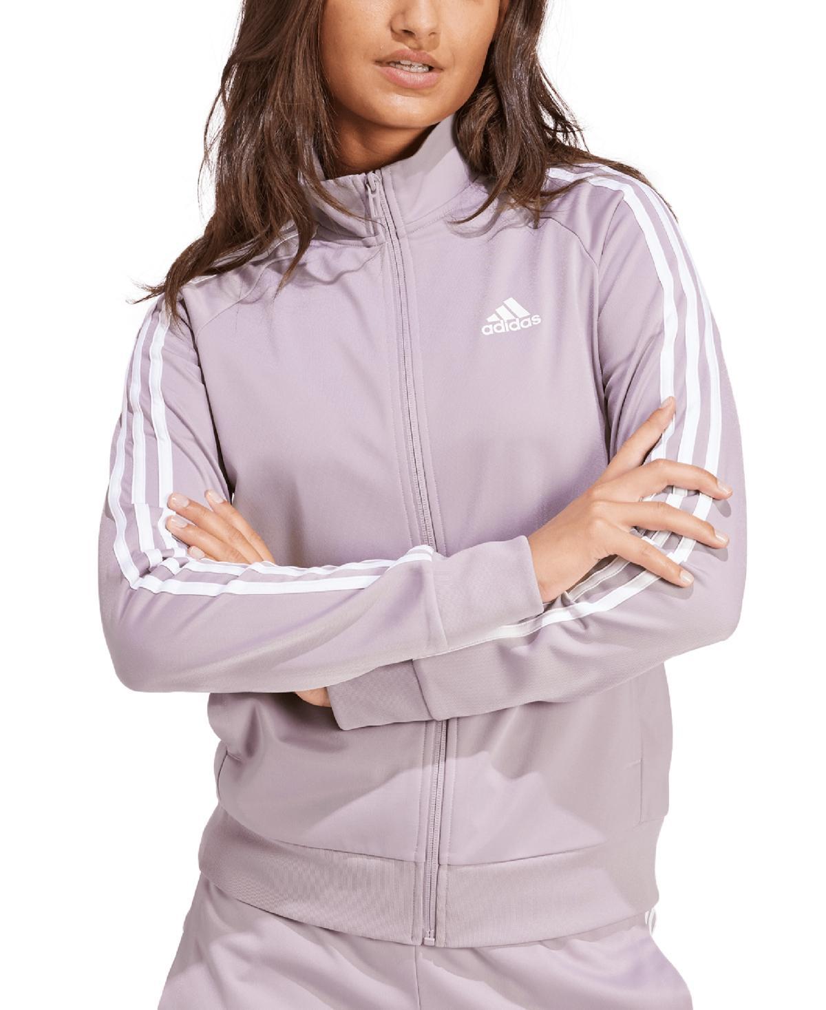 adidas Womens 3-Stripe Tricot Track Jacket, Xs-4X Product Image