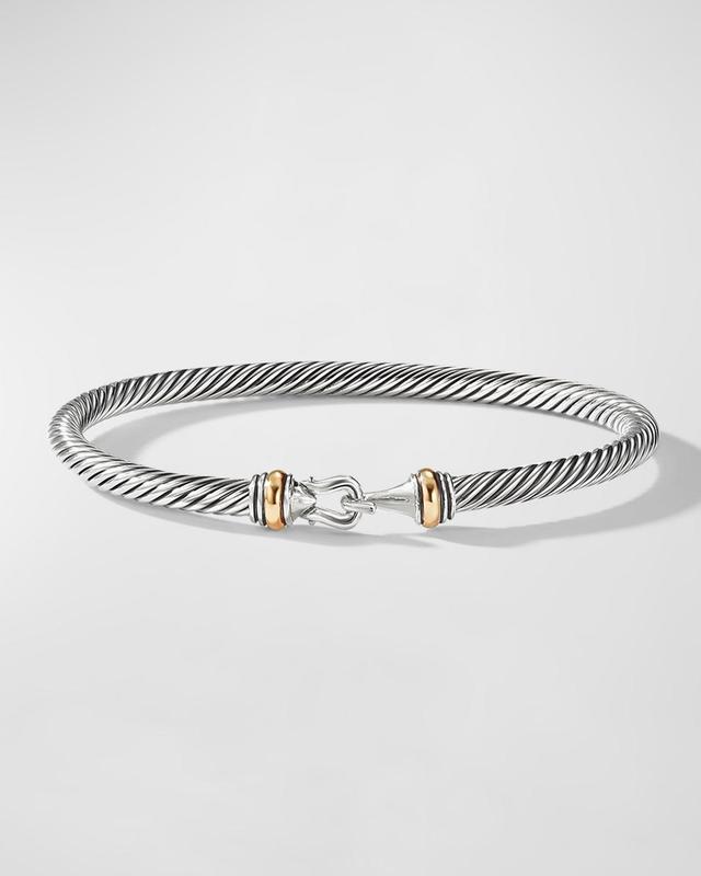 Womens Buckle Bracelet in Sterling Silver Product Image