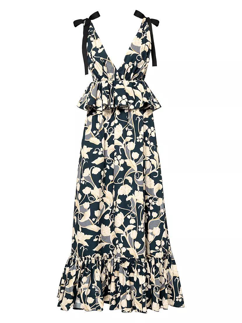 Infinito Perla Floral Cotton Maxi Dress product image