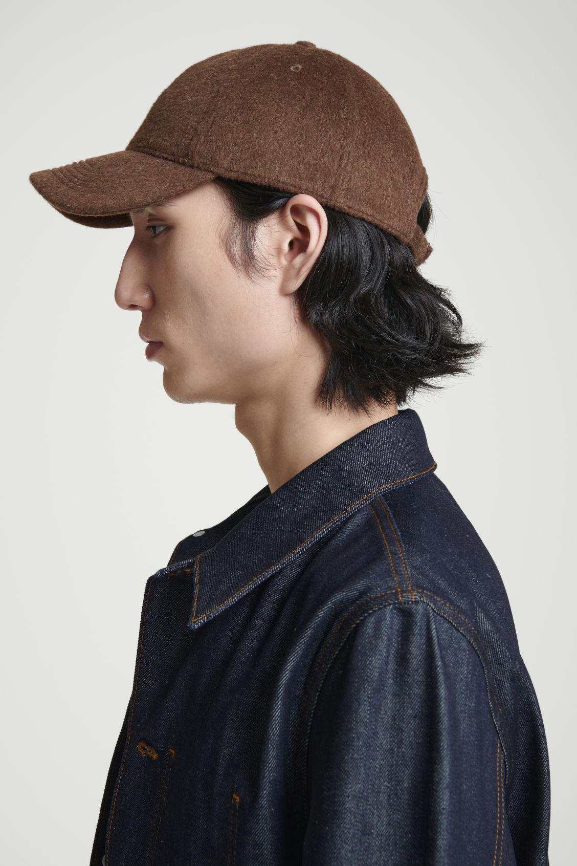 WOOL-BLEND BASEBALL CAP Product Image