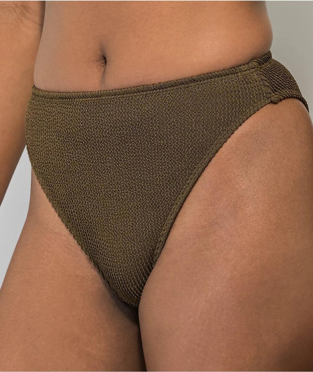 VYB Kimmy Brown High Leg Bikini Bottom Product Image