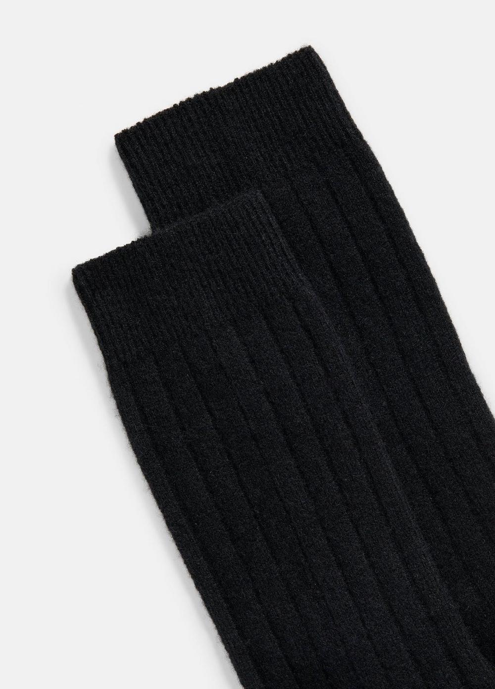 Women's Cashmere Rib Sock Product Image