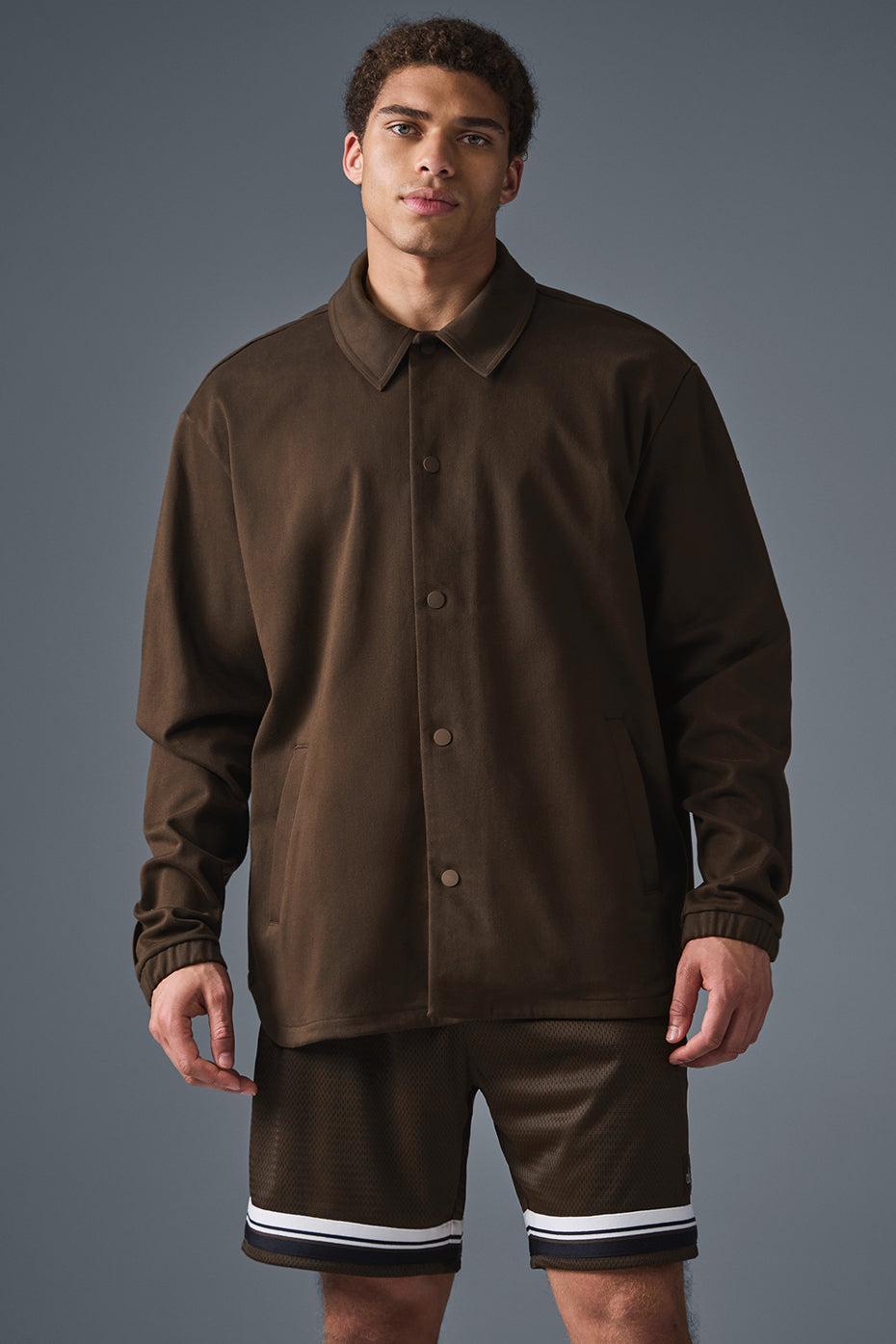 Edition Sueded Jacket - Espresso Male Product Image