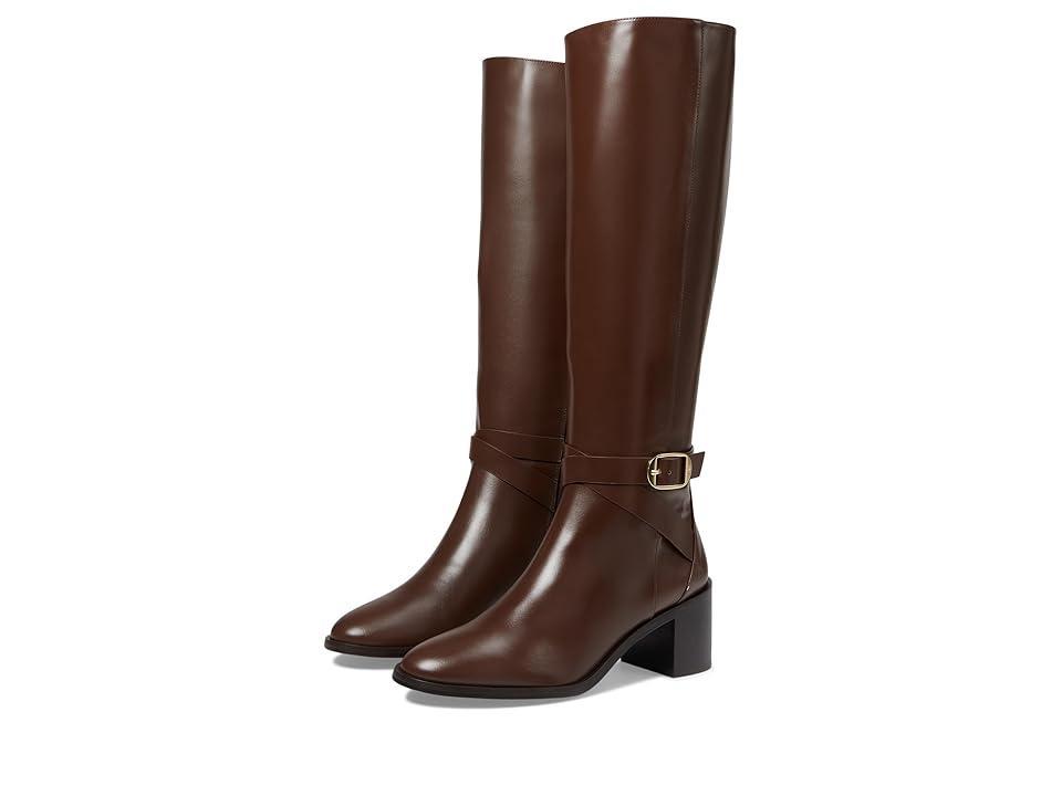 Womens Esme Belted Leather Boots Product Image