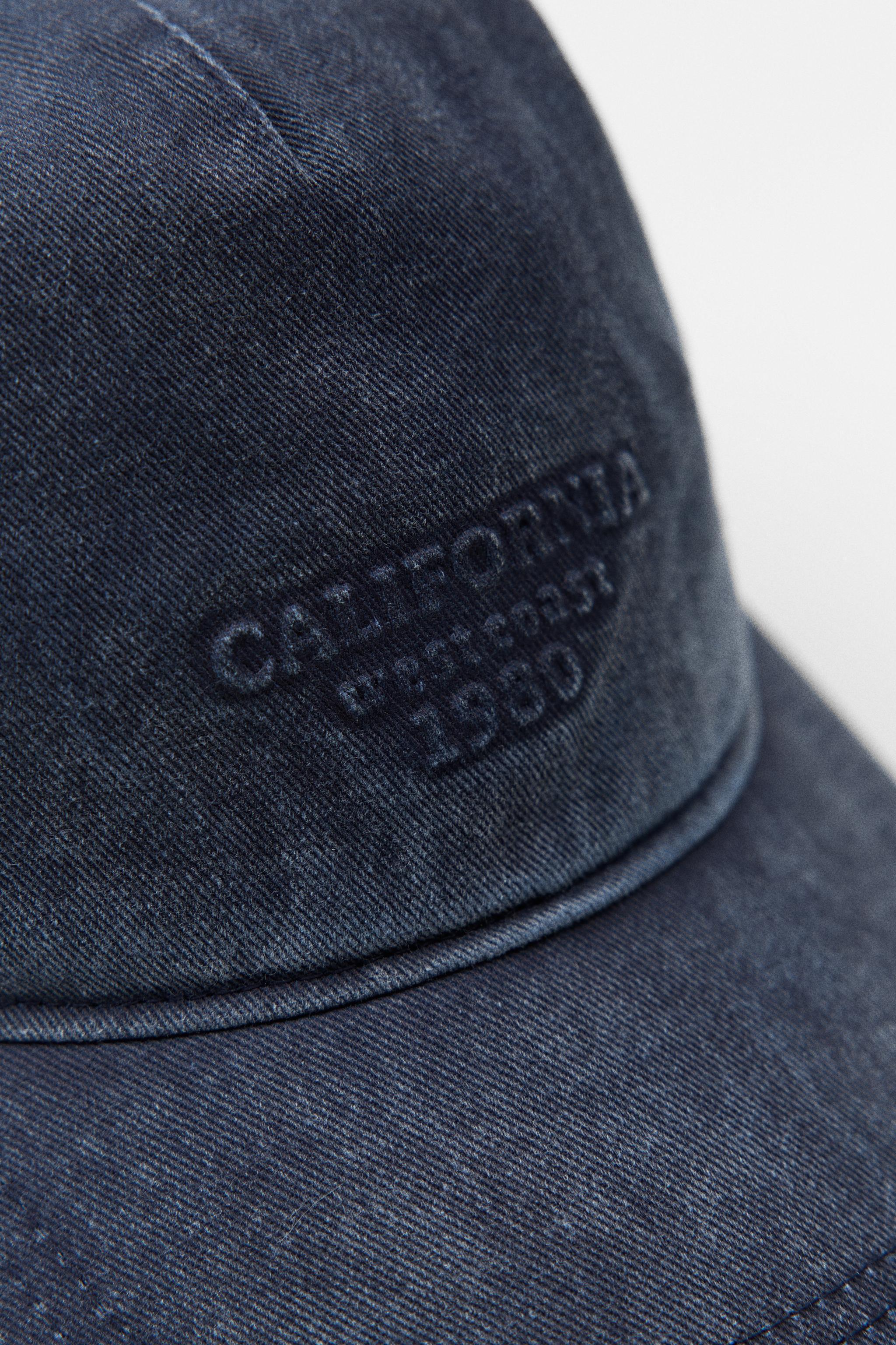 RAISED TEXT TWILL CAP Product Image