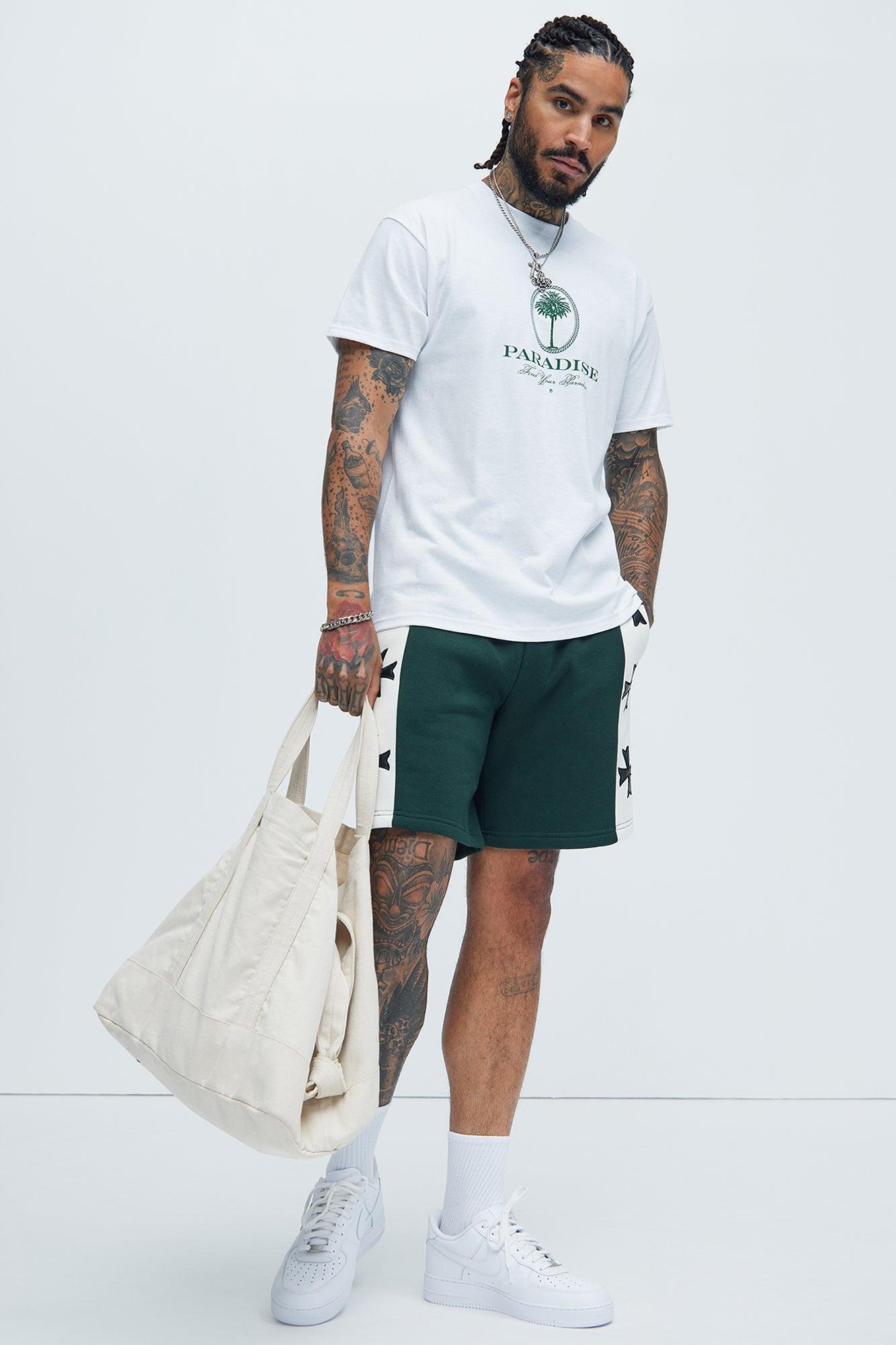 Find Your Paradise Short Sleeve Tee - White Product Image