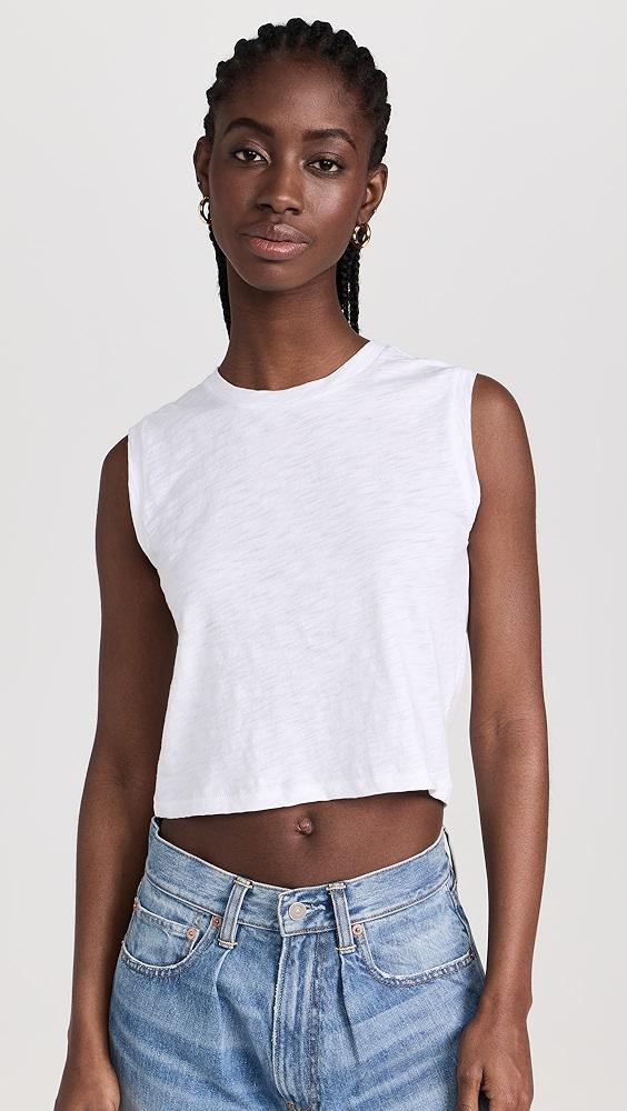 Goldie Sleeveless Crop Tee | Shopbop Product Image