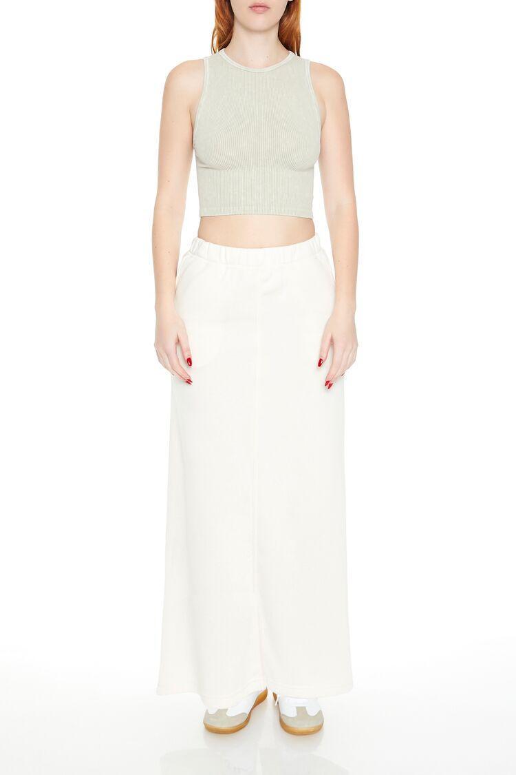 Fleece Midi Column Skirt | Forever 21 Product Image