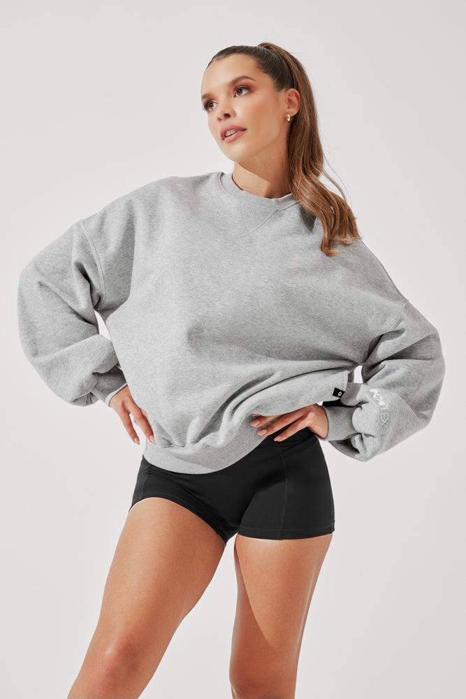 Cloud Crewneck Sweater - Heather Grey Product Image