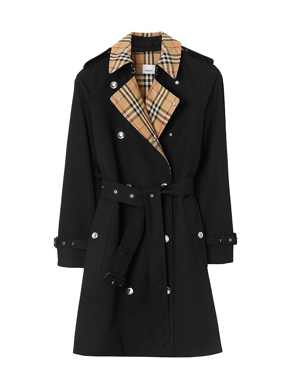 Womens Montrose Belted Cotton Trench Coat Product Image