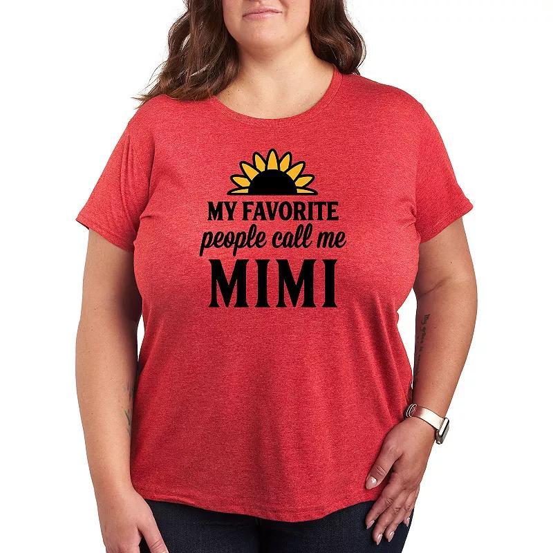 Plus Favorite People Mimi Graphic Tee, Womens Product Image