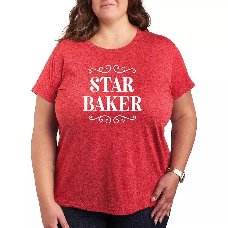 Plus Star Baker Graphic Tee, Womens Product Image