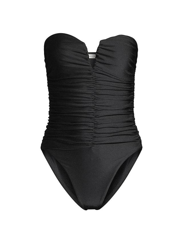 Womens Arpel Ruched One-Piece Swimuit Product Image