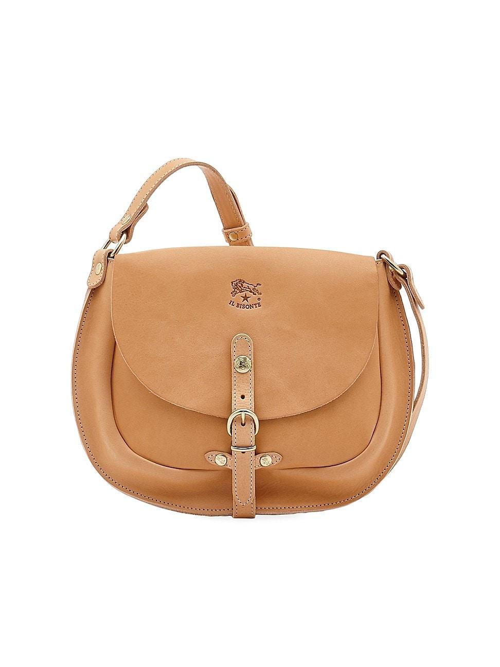 Womens Classic Leather Crossbody Bag Product Image