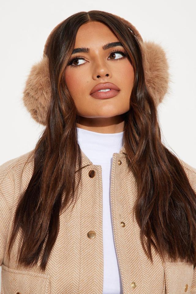 Fur Brings The Fun Earmuffs - Brown Product Image