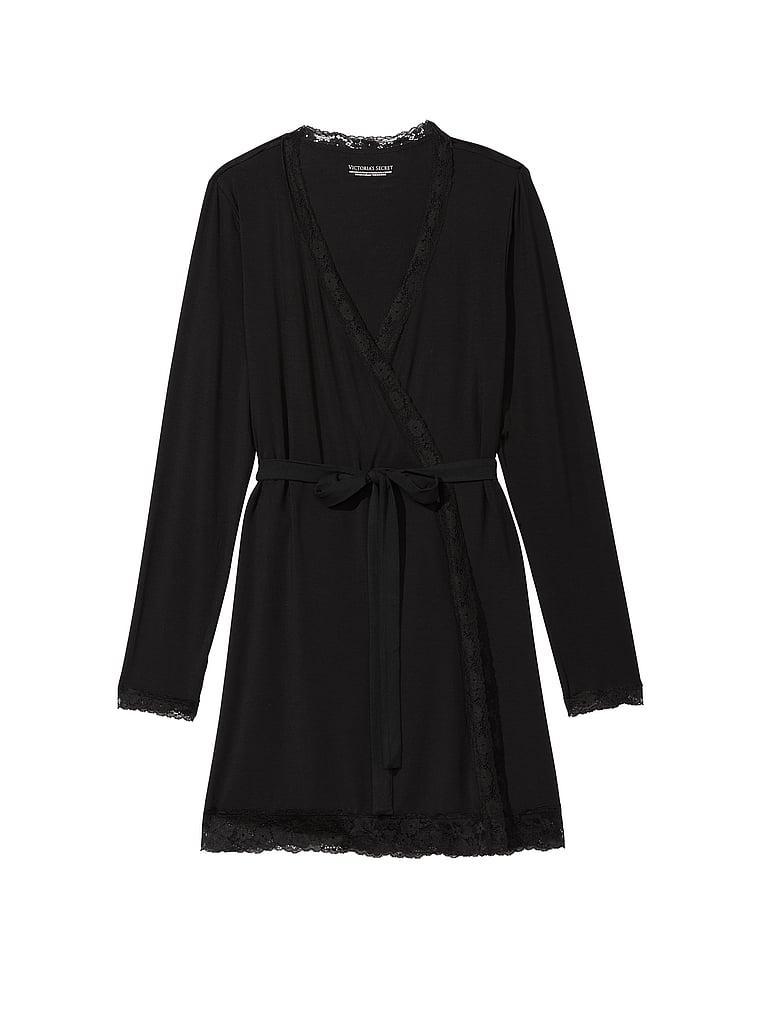 Modal Lace-Trim Robe Product Image