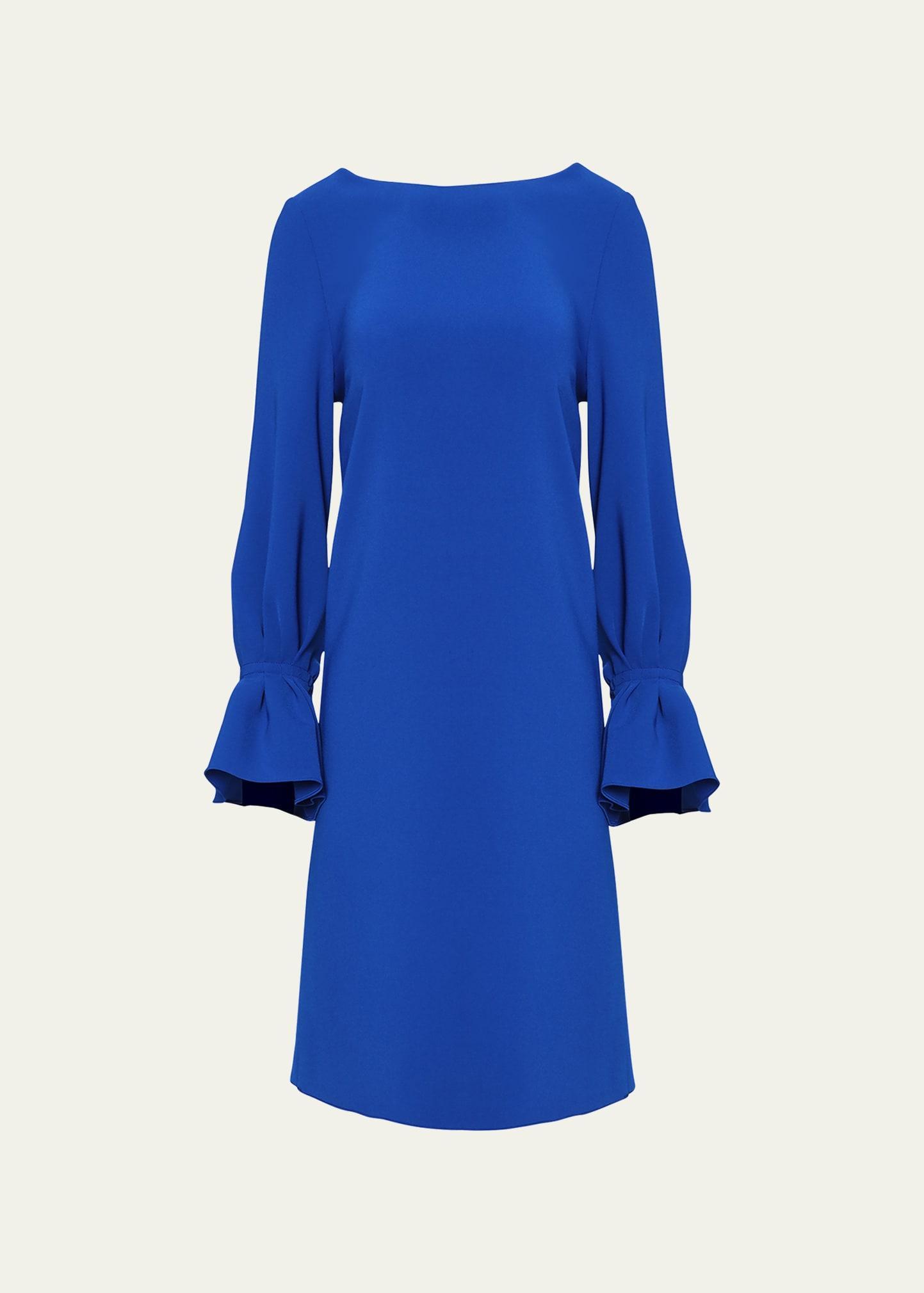 Womens Icon Puff-Sleeve Sheath Dress Product Image