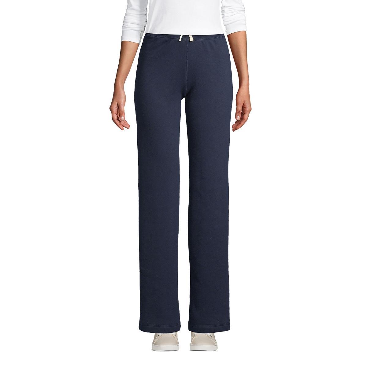 Womens Lands End Sweatpants Blue Product Image