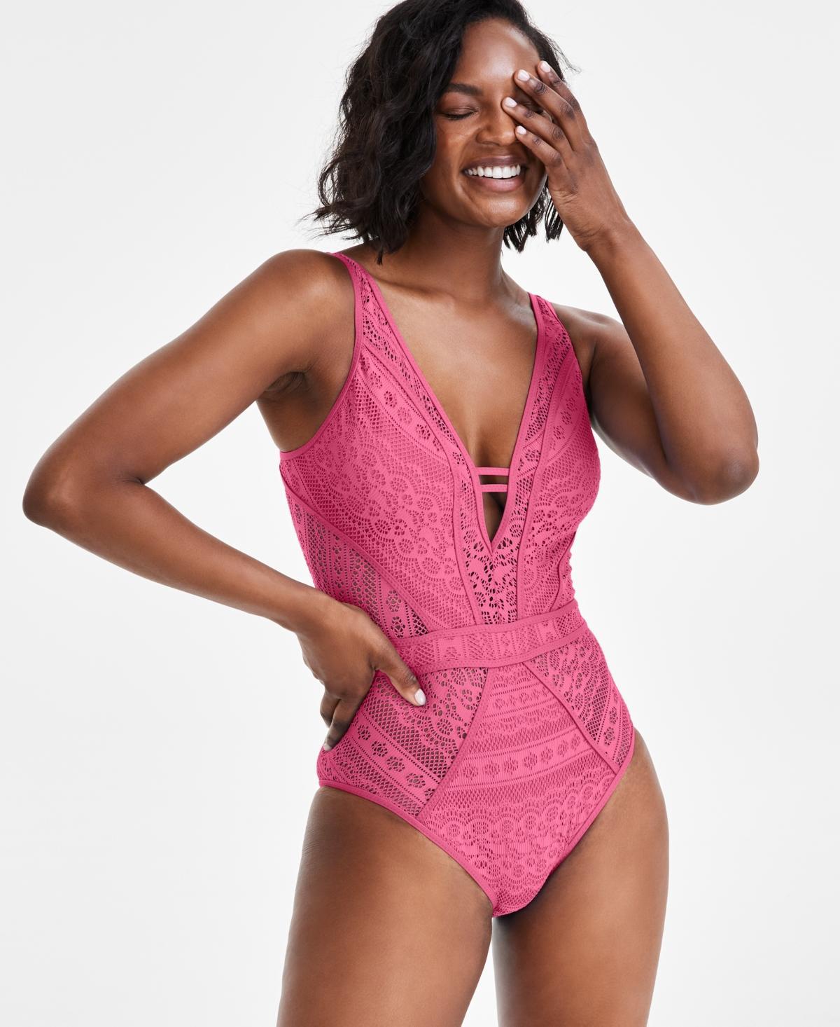 Becca Color Play Lace One-Piece Swimsuit Product Image