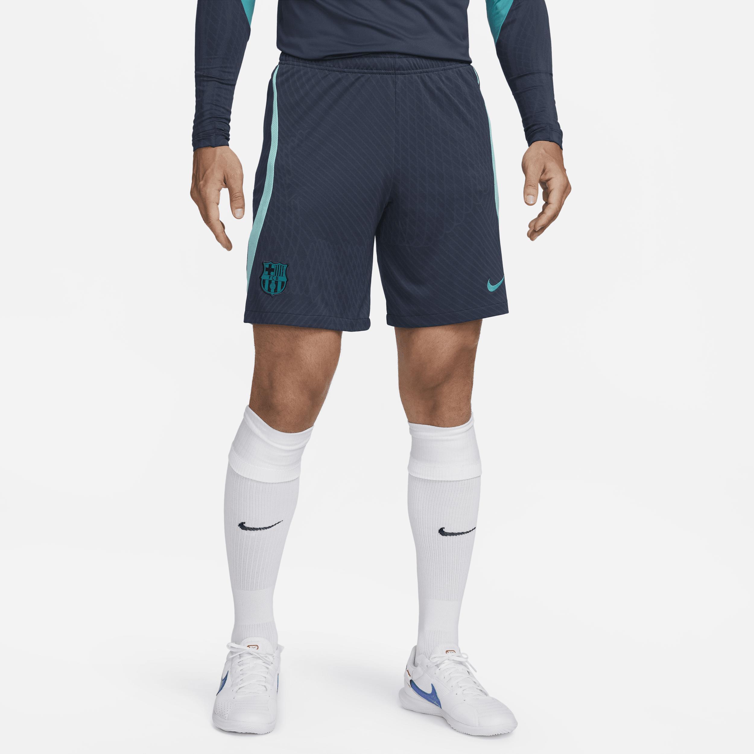 Mens Nike Navy Barcelona 2023/24 Strike Performance Shorts Blue Product Image