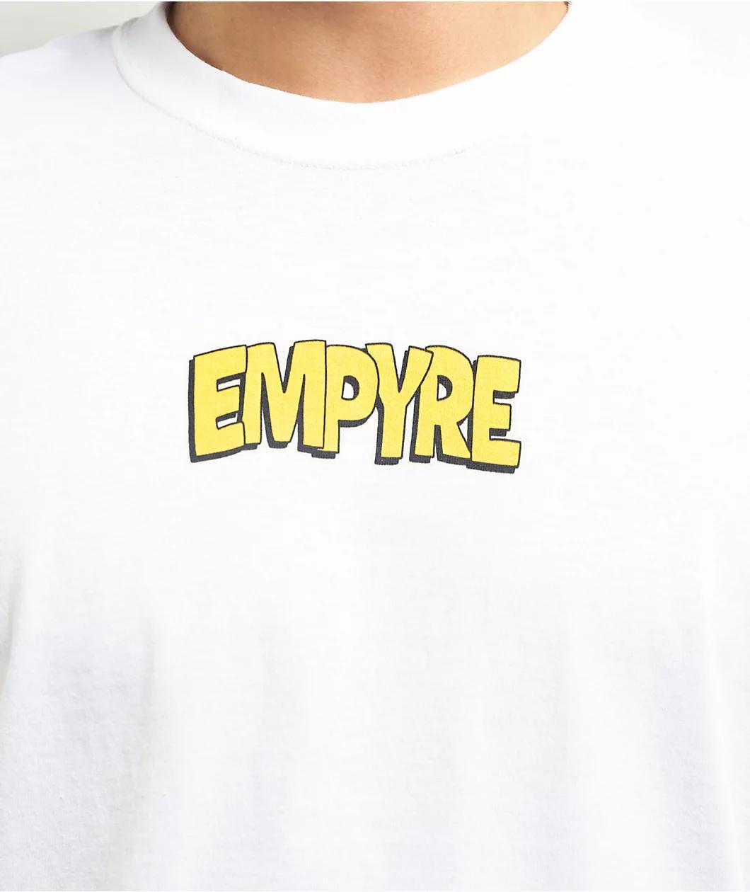 Empyre City Dog White Long Sleeve T-Shirt Product Image