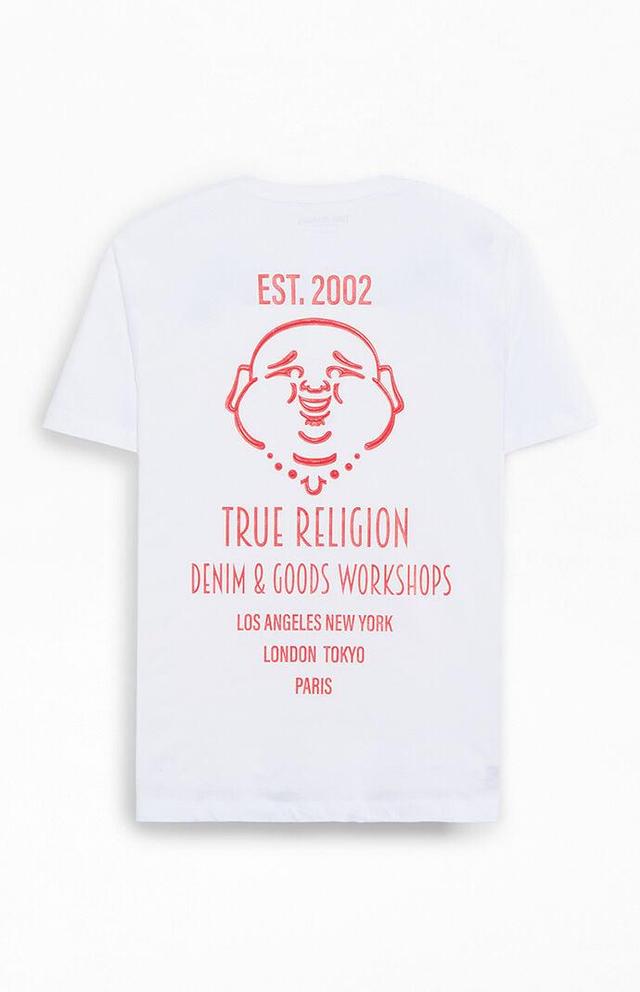 True Religion Men's Raised Buddha Paint T-Shirt Product Image