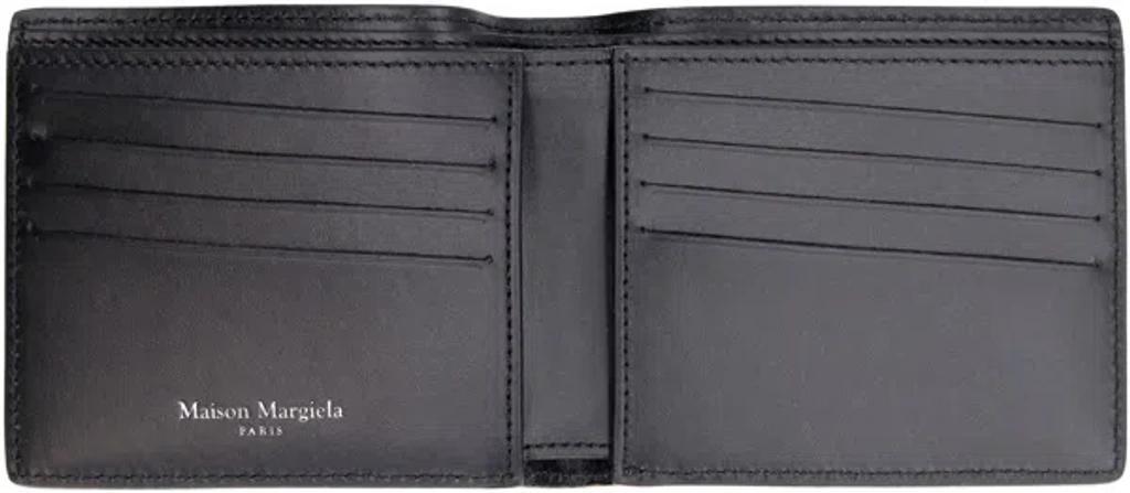 MAISON MARGIELA Leather Flap-over Wallet In Black Product Image