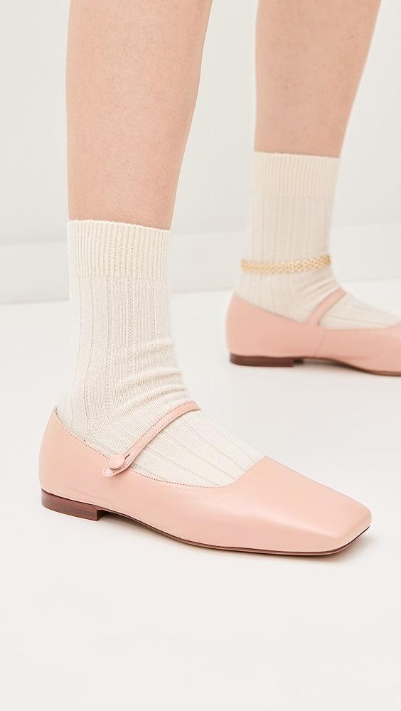 Mansur Gavriel Square Toe Mary Jane Flats | Shopbop Product Image