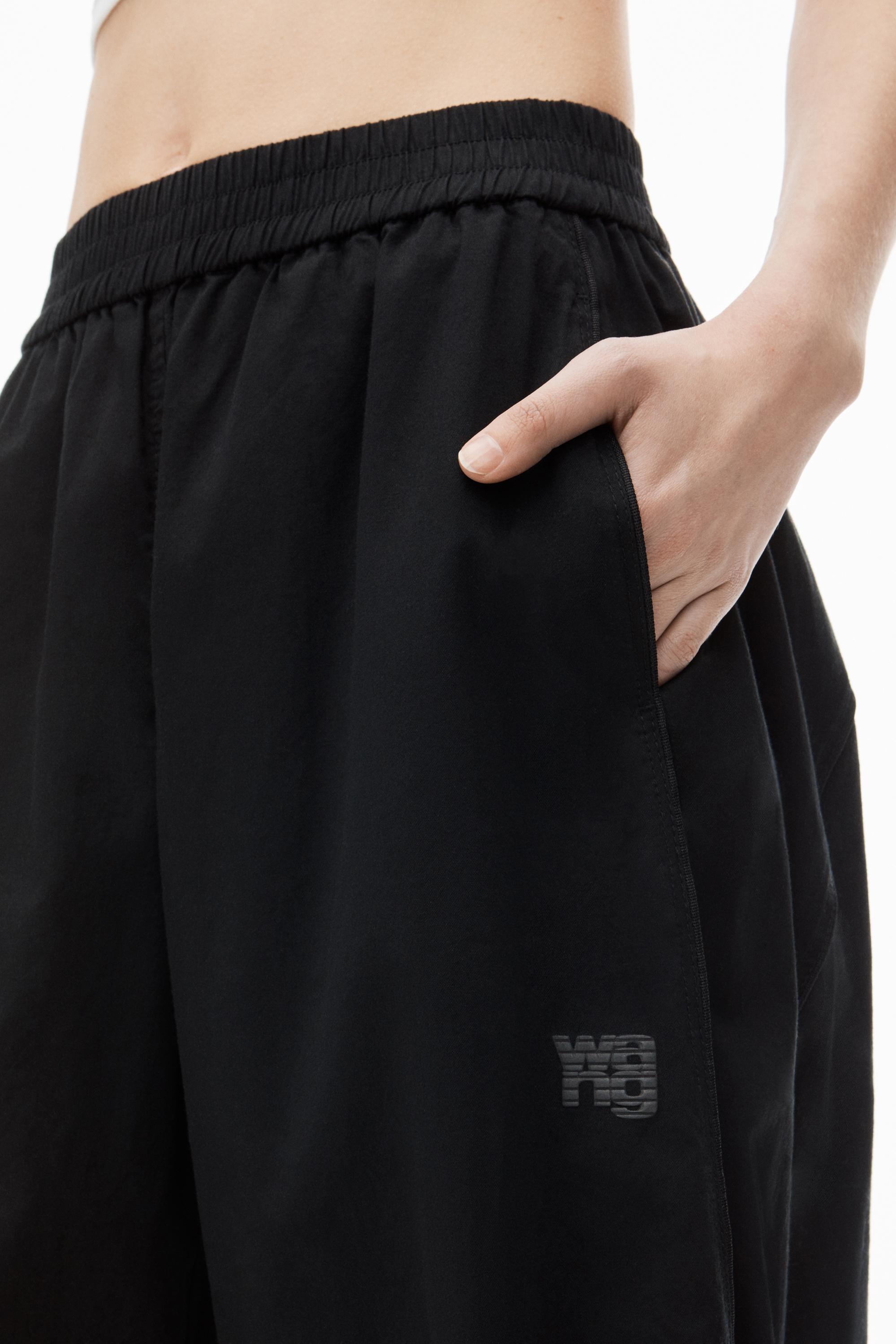 Piped Track Pants In Cotton Twill Product Image