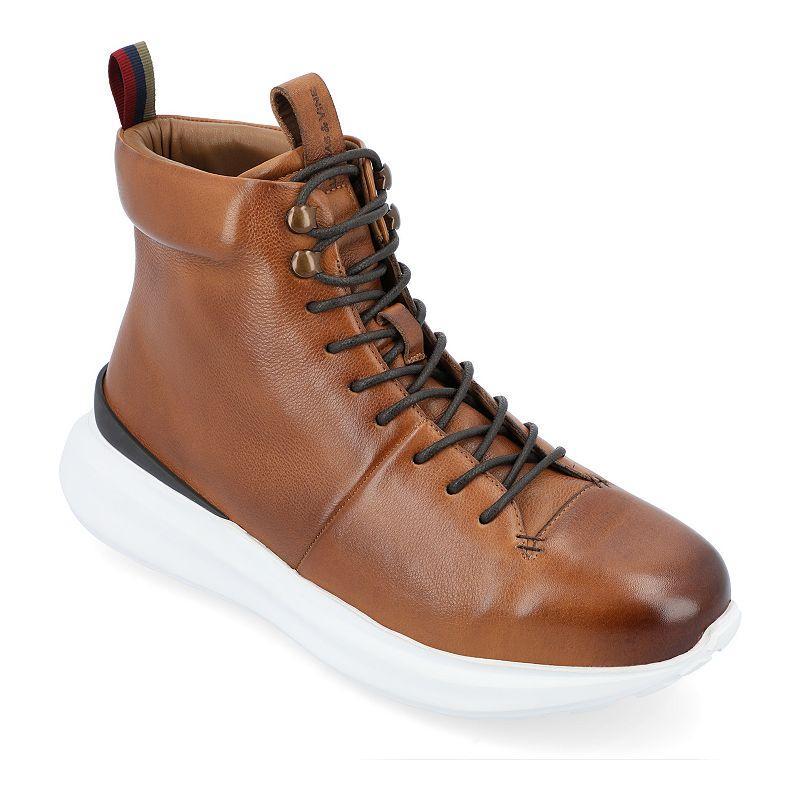 Thomas & Vine Jonah Hybrid Mens Leather Sneaker Boots Red Product Image