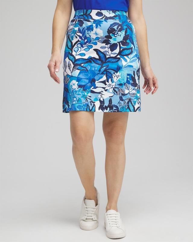 Women's Knit Floral Tennis Skirt Product Image