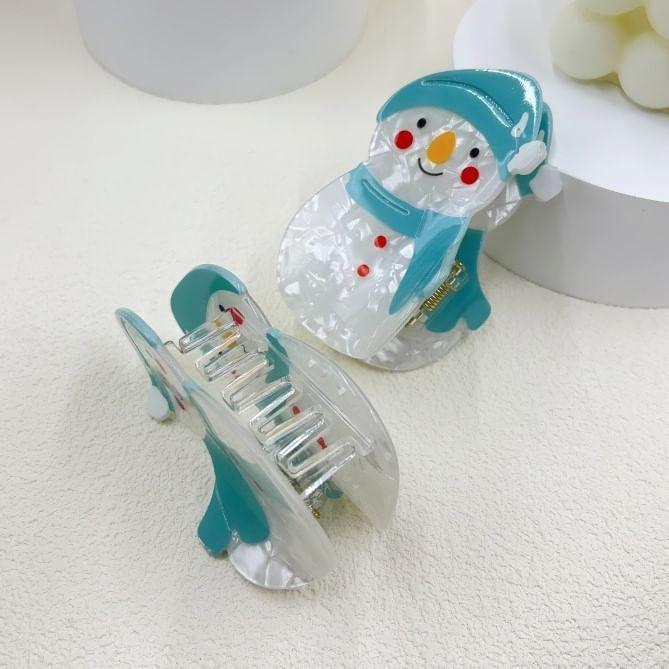 Snowman Hair Claw Product Image