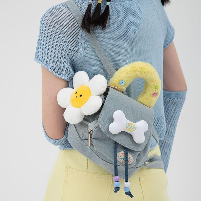 Cartoon Bone Shape Flap Backpack Product Image