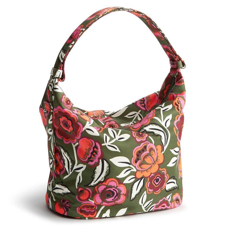 Vera Bradley Astoria Shoulder Bag Women in Bubbly Flowers Green Green/Pink Product Image